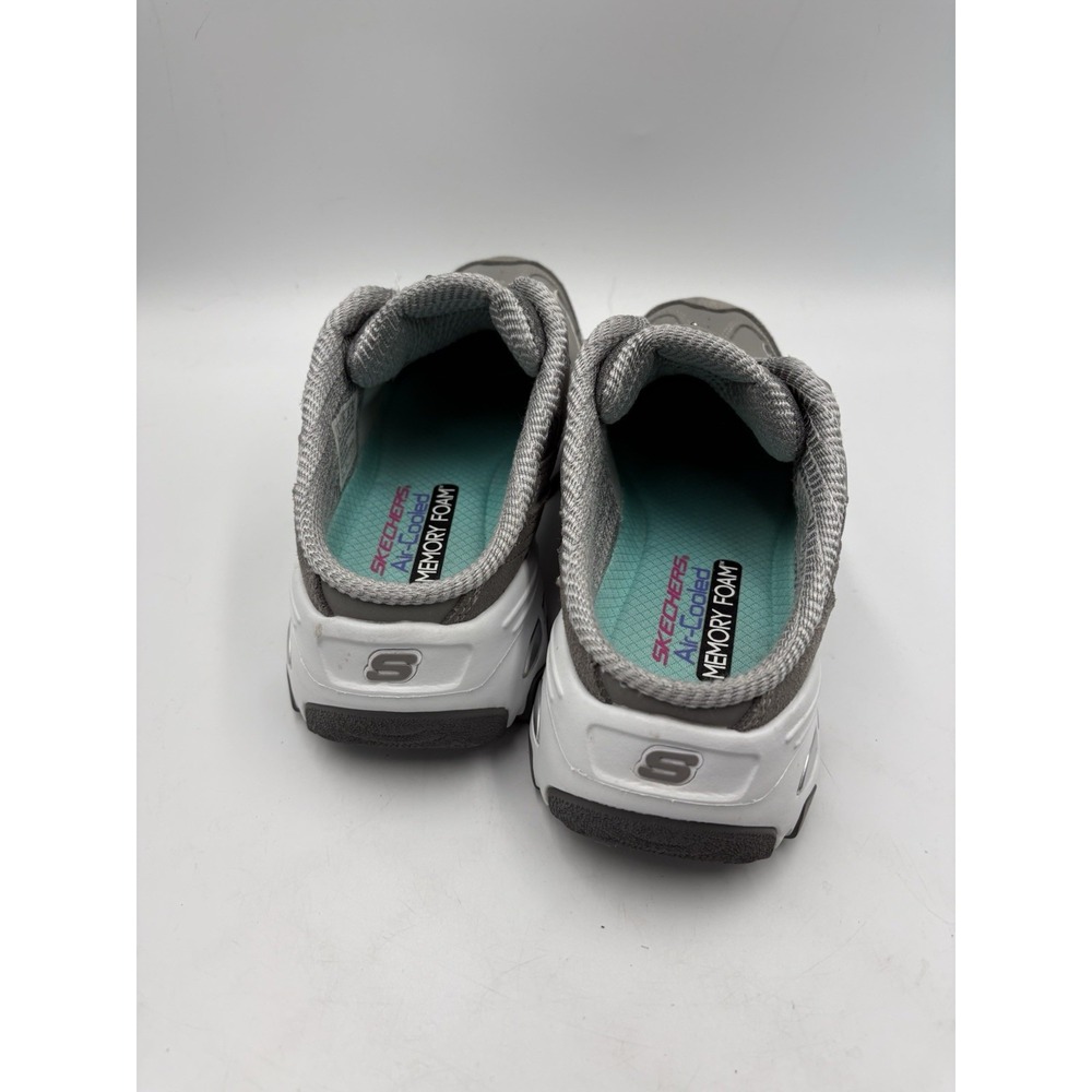 SKECHERS D'Lites Gray Memory Foam Low Top Slip-On Athletic Sneakers Women's 9 - Picture 4 of 13